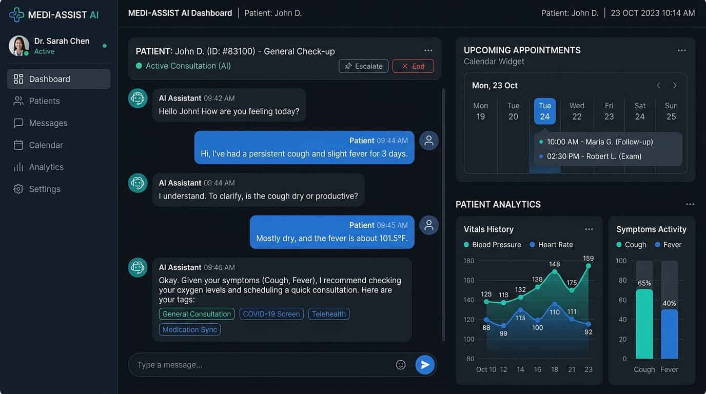 MediCare+ - patient support chatbot