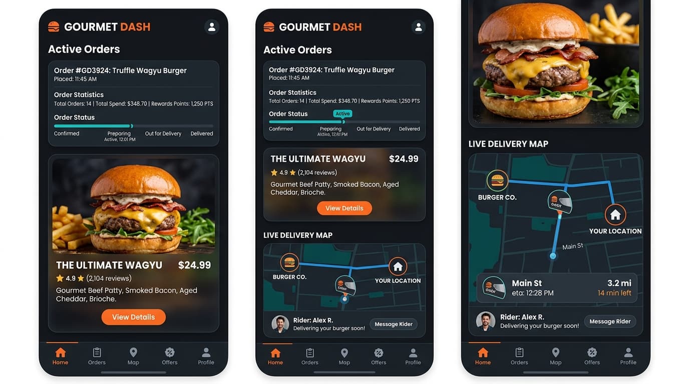 UrbanEats - on-demand delivery app